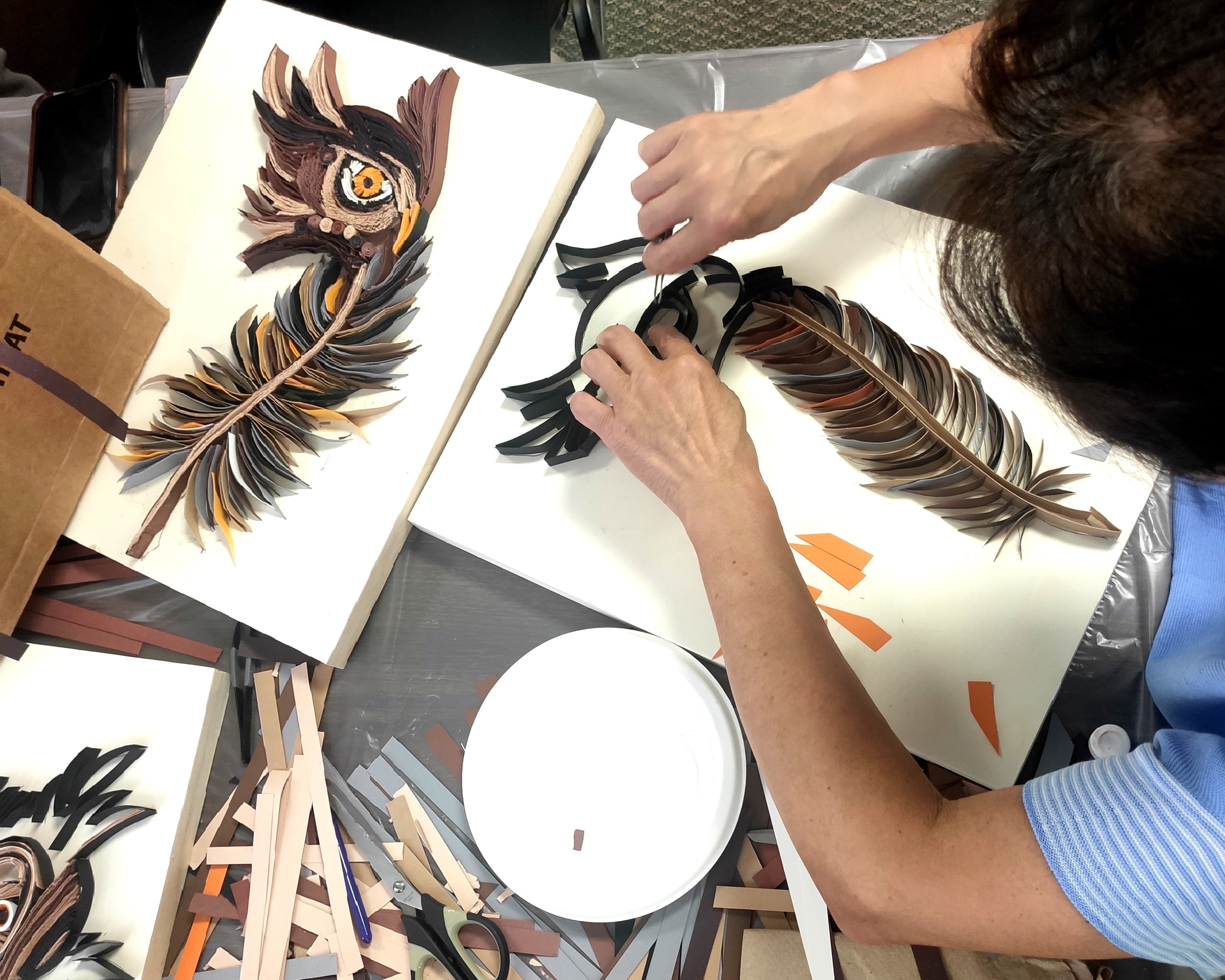 Paper art workshop in Calgary